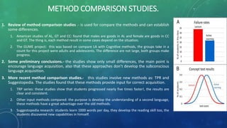 Approaches to language teaching | PPTX