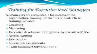 Approaches to management development