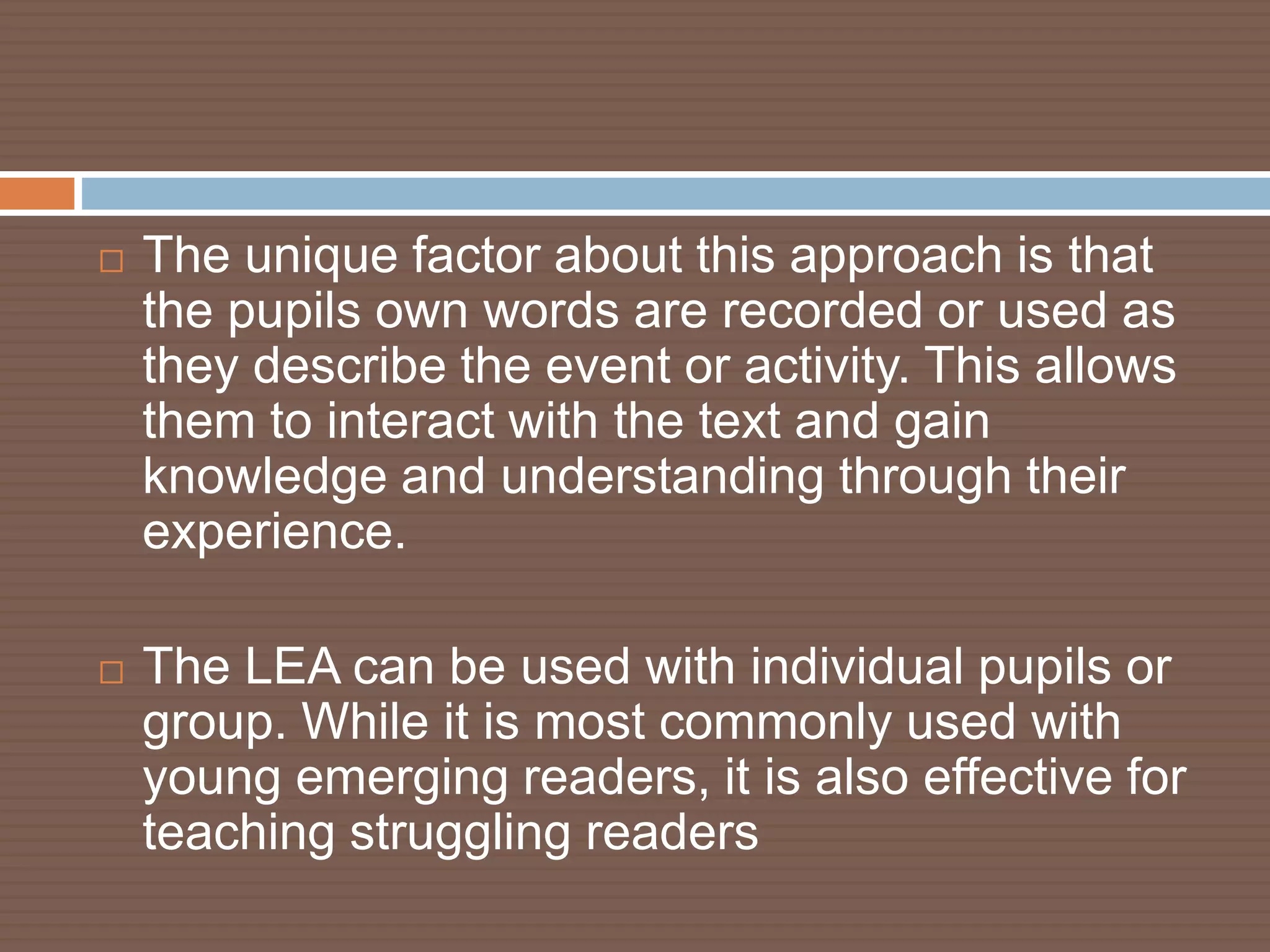 Approaches to teach reading | PPTX