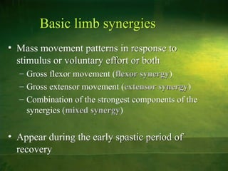 Synergy Movements Approaches+to+Therapeutic+Exercise+and+Activity+for+Neurological.ppt