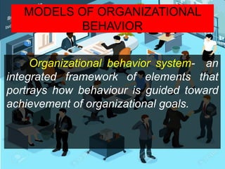 Organisation Behaviour Models Approach and models of Organization Behavior | PPTX