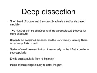 Surgical Approach to Shoulder & Elbow | PPTX