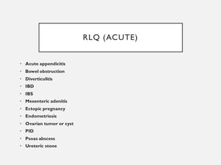 Approach to abdominal pain | PDF