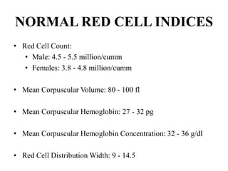 approach to anemia | PPTX