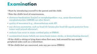 Approach to a child with ataxia | PPTX