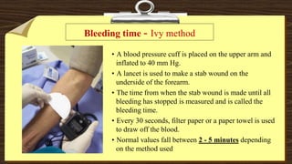 Approach to a child with bleeding for UGs | PPTX