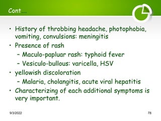APPROACH TO A CHILD WITH FEVER.pptx