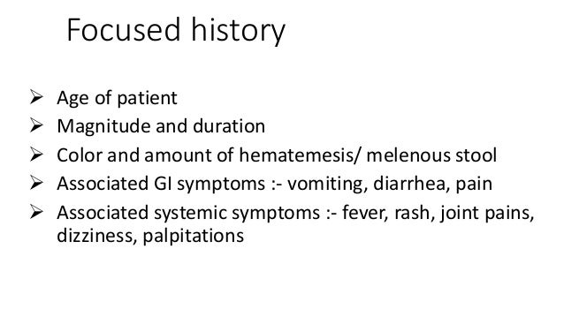 hematemesis