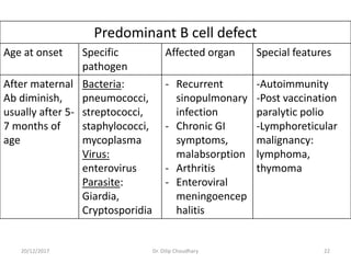 Approach to a child with suspected Immunodeficiency | PPTX