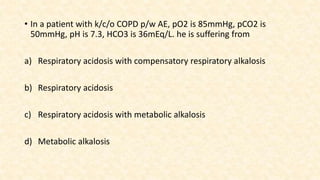 APPROACH TO ACID-BASE DISORDERS II.pptx