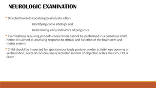 APPROACH TO A COMATOSE CHILD-SP [Autosaved].pptx