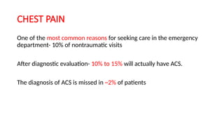 Comprehensive Approach to Acute Chest Pain Management and Diagnosis | PPTX