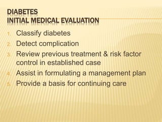 Approach to a diabetic patient | PPTX