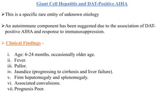 Dat Autoimmune Approach to Autoimmune hemolytic anemia | PPTX