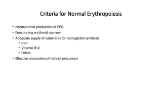 Approach to anemia based on Harrison's book | PPTX