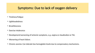 Approach to anemia based on Harrison's book | PPTX