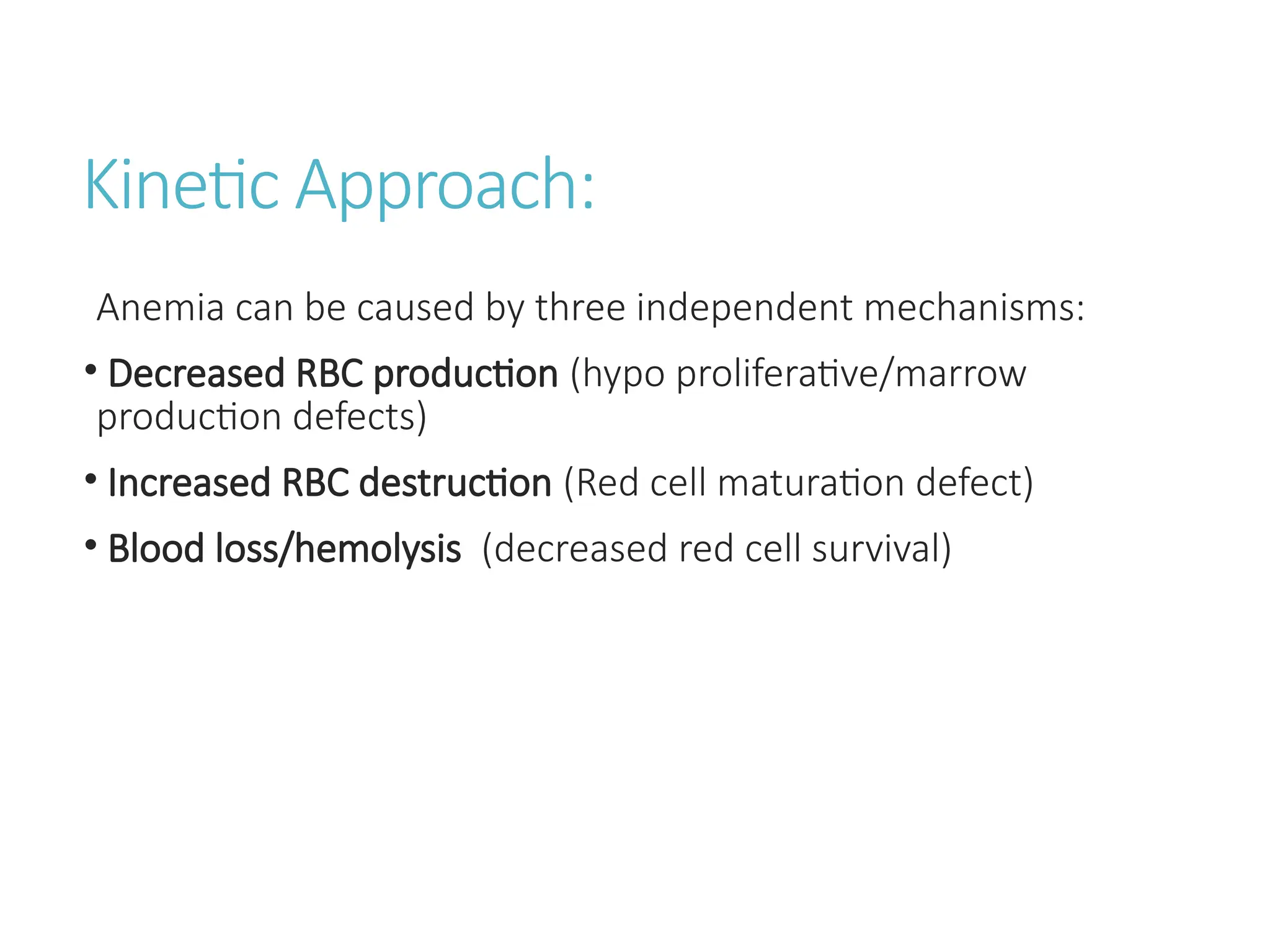 Hypo Rbc APPROACH TO ANEMIA-6.pptx Allama iqbal teaching hospital dgk | PPTX