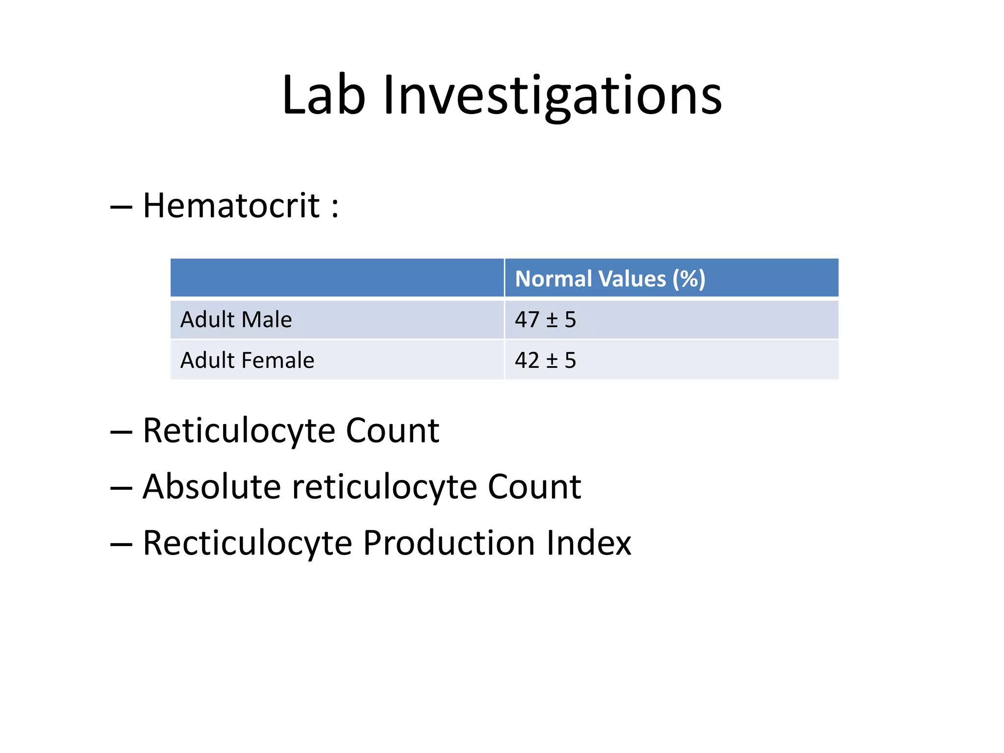 Approach to Anemia - Dr Kasyapa 05-08-16 | PPTX