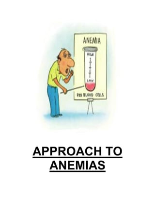 1

APPROACH TO
ANEMIAS
Notes on Laboratory approach to anemias.. By Dr. Ashish V. Jawarkar
Contact: pathologybasics@gmail.com website: pathologybasics.wix.com/notes

 
