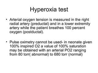 Approach to a neonate with cyanosis | PPT