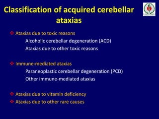 Approach to a Patient with Ataxia | PPTX