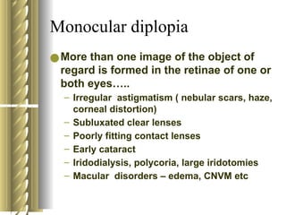 Approach to a patient with Diplopia.pptx