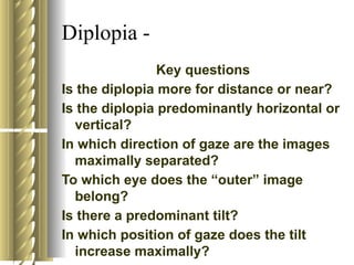 Approach to a patient with Diplopia.pptx