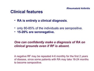 Approach To A Patient With Polyarthritis | PPT