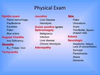 Approach to a pationt with pallor | PPT