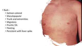 Salmon Like Rash Approach to arhritis in children | PPTX