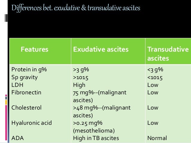 Approach to ascites