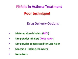 Powerpoint Design With Rota Inhaler Approach to asthma | PPTX