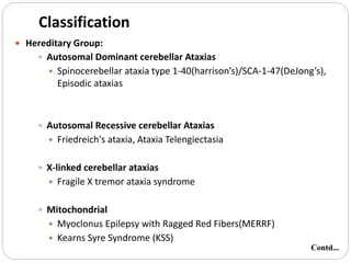 Approach to ataxia | PPTX