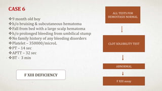 APPROACH TO BLEEDING DISORDERS/PLATELET DISORDERS.pptx