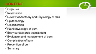 APPROACH TO BURN PATIENT.pptx #BURN #ATLS | PPTX