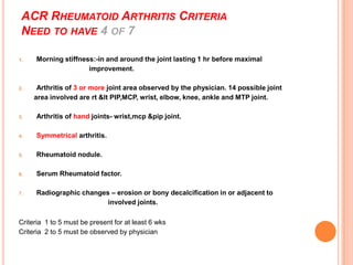 Approach to case of arthritis | PPTX