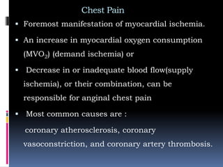 Approach to chest pain | PPTX