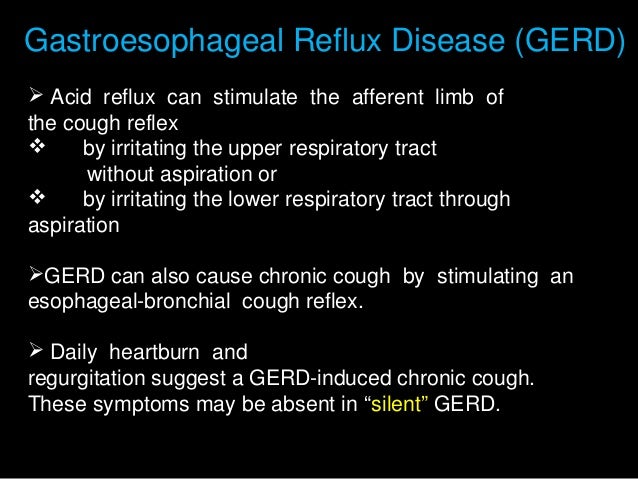 Approach to patient with chronic cough
