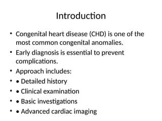 Comprehensive Approach to Diagnosis and Management of Congenital Heart ...