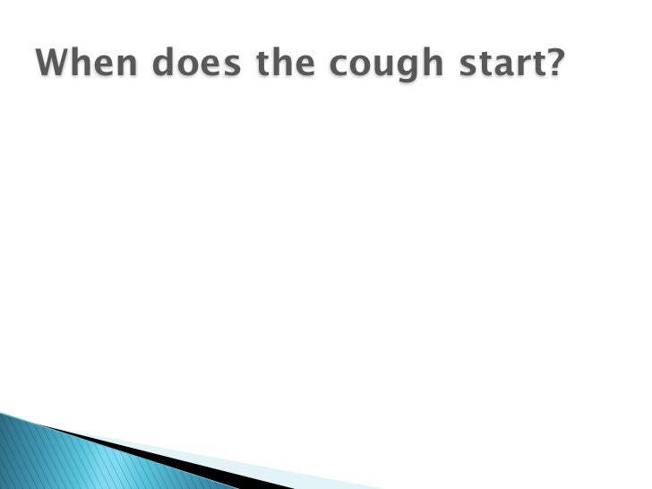 Approach to cough