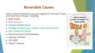 Approach to dementia and alzheimers s | PPTX