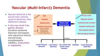 Approach to dementia and alzheimers s | PPTX