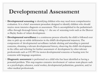 Approach to developmental delay | PPTX