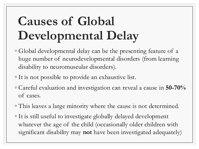 An Approach to a Child with 
Developmental Delay 
◦ A child’s development is a dynamic process, and assessment at any poin...