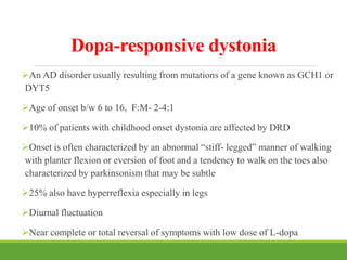 Approach to dystonia | PPT