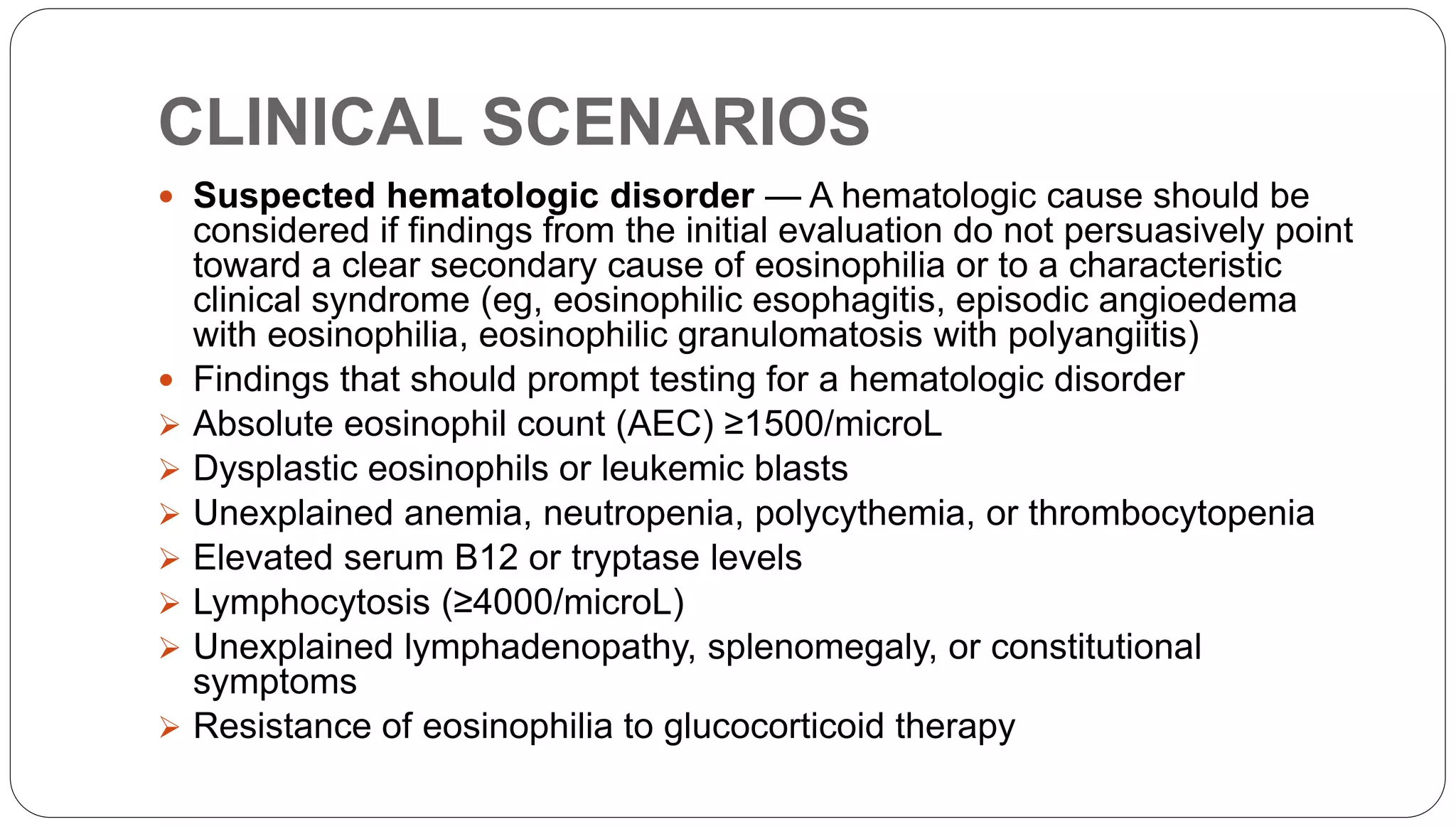 Approach to eosinophilia dr bikal | PPTX