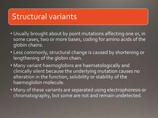 Structural variants
 