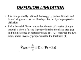 O2 Diffusion Limitation Approach to hypoxemia | PPTX