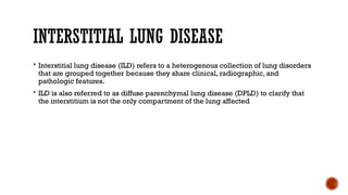 Comprehensive Approach to Diagnosis and Management of Interstitial Lung ...