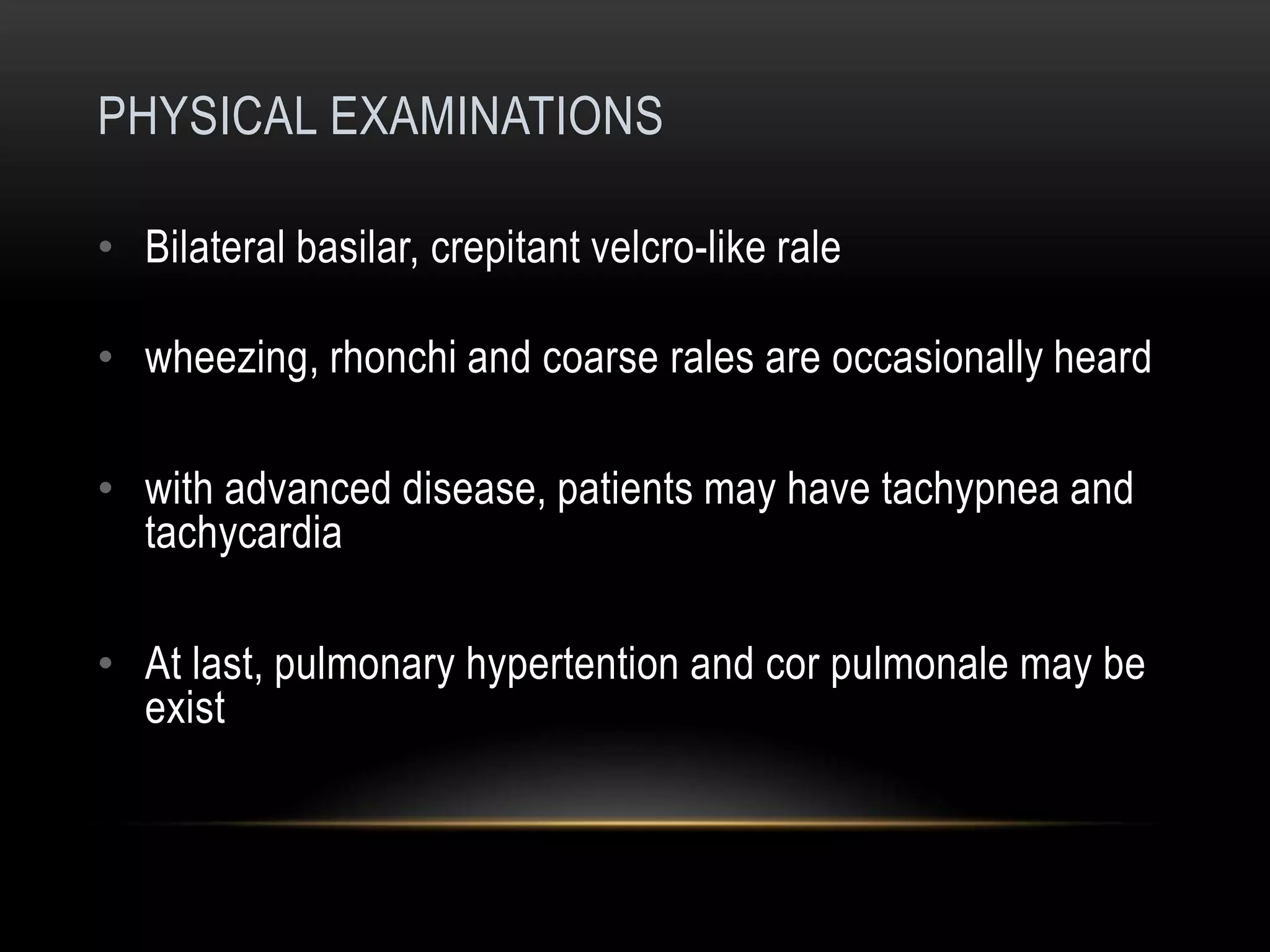 Approach to interstitial lung disease | PPTX